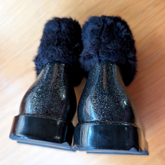 Mini Melissa Sparkle Boots with fur lining, size 5 - Picture 3 of 8